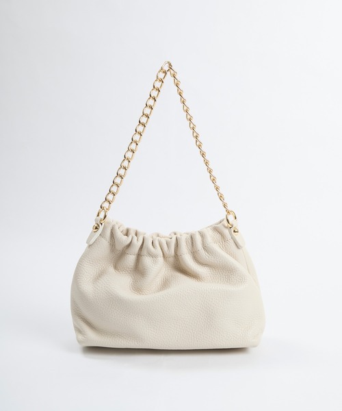 AULENTTI(オウレンティ)の「【AULENTTI】別注-チェーンショルダーバッグ-SHOULDER CHAIN BAG(ショルダーバッグ・レディース・ブラック/オフホワイト・FREE)」の13枚目の写真