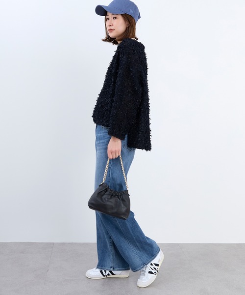 AULENTTI(オウレンティ)の「【AULENTTI】別注-チェーンショルダーバッグ-SHOULDER CHAIN BAG(ショルダーバッグ・レディース・ブラック/オフホワイト・FREE)」の16枚目の写真