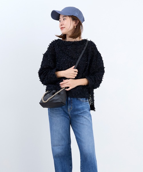 AULENTTI(オウレンティ)の「【AULENTTI】別注-チェーンショルダーバッグ-SHOULDER CHAIN BAG(ショルダーバッグ・レディース・ブラック/オフホワイト・FREE)」の20枚目の写真