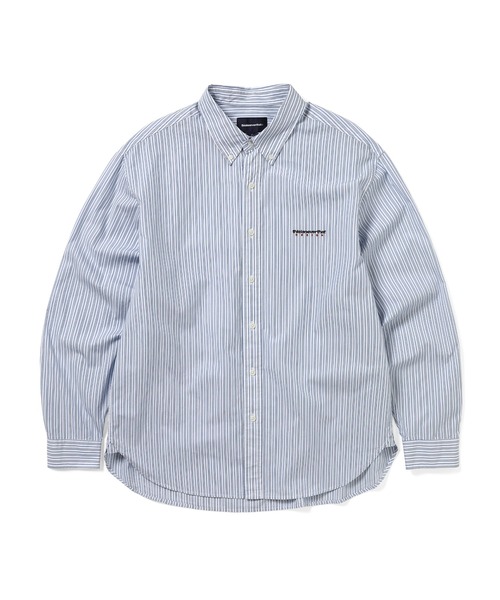 thisisneverthat(ディスイズネバーザット)の「DSN Striped Shirt(シャツ/ブラウス・メンズ・ライラック/ブルー/ホワイト・S/M/L/XL)」の2枚目の写真