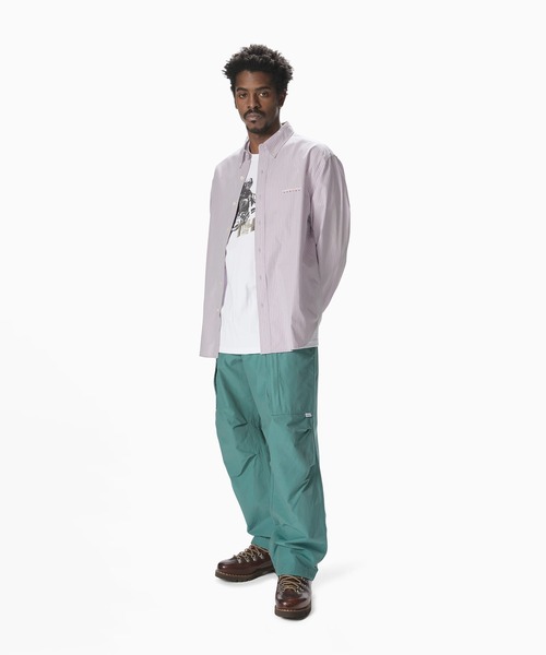 thisisneverthat(ディスイズネバーザット)の「DSN Striped Shirt(シャツ/ブラウス・メンズ・ライラック/ブルー/ホワイト・S/M/L/XL)」の12枚目の写真