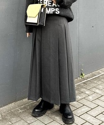 バックゴムボックスプリーツスカート