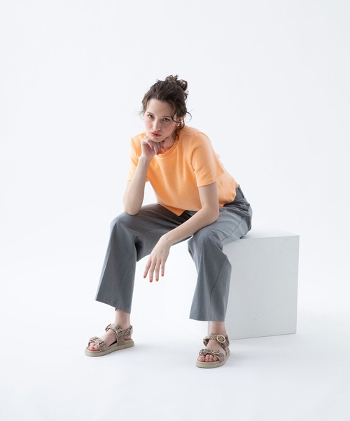 ASFVLT(アスファルト)の「ASFVLT (アスファルト) / AZURA SANDALS サンダル(サンダル・レディース・ベージュ/ブラック/レオパード/ブルー・38/37/39/36/40)」の12枚目の写真