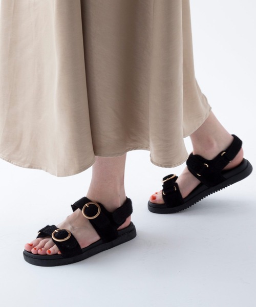 ASFVLT(アスファルト)の「ASFVLT (アスファルト) / AZURA SANDALS サンダル(サンダル・レディース・ベージュ/ブラック/レオパード/ブルー・38/37/39/36/40)」の15枚目の写真