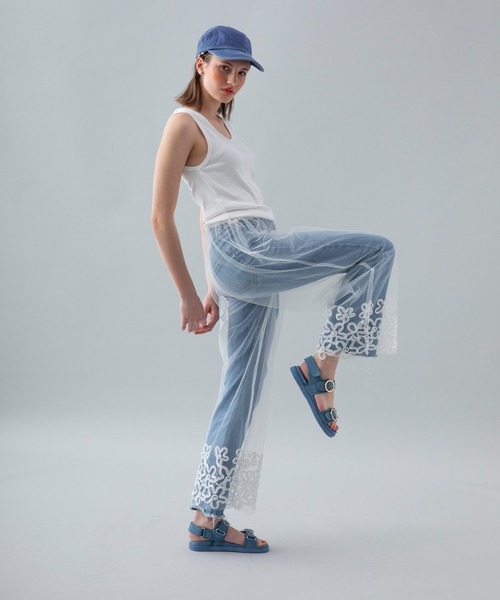 ASFVLT(アスファルト)の「ASFVLT (アスファルト) / AZURA SANDALS サンダル(サンダル・レディース・ベージュ/ブラック/レオパード/ブルー・38/37/39/36/40)」の22枚目の写真