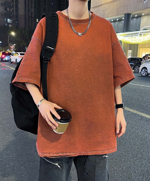 aimoha(アイモハ)の「【aimoha neo】Denim Vibe Tee (SS)(Tシャツ/カットソー・メンズ・ネイビー/ブラック/ワインレッド・X-LARGE/LARGE/MEDIUM/XX-LARGE)」の3枚目の写真