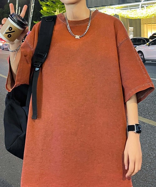aimoha(アイモハ)の「【aimoha neo】Denim Vibe Tee (SS)(Tシャツ/カットソー・メンズ・ネイビー/ブラック/ワインレッド・X-LARGE/LARGE/MEDIUM/XX-LARGE)」の4枚目の写真