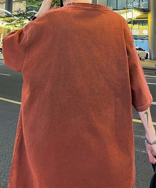 aimoha(アイモハ)の「【aimoha neo】Denim Vibe Tee (SS)(Tシャツ/カットソー・メンズ・ネイビー/ブラック/ワインレッド・X-LARGE/LARGE/MEDIUM/XX-LARGE)」の9枚目の写真