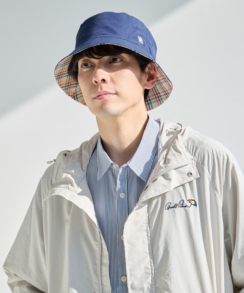 Arnold Palmer（アーノルドパーマー）の「リバーシブル シェア バケットハット（キャップ・レディース・ベージュ/ネイビー・F）」の14枚目の写真