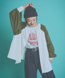 JEANASIS 2way RAGLAN PULLOVER JEANASIS(ジーナシス)の「【mami企画】2WAY RAGLAN PULLOVER