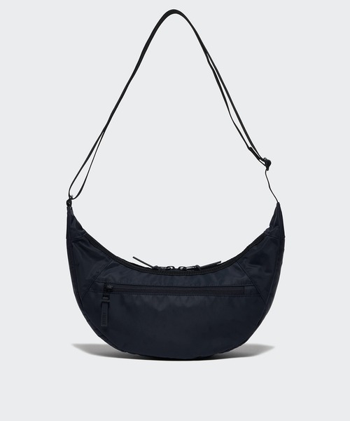 AIGLE（エーグル）の「ネイバーフッド バナナバッグ / 三日月型バッグ ハーフムーンバッグ（ショルダーバッグ・レディース・ライトパープル/ダークグリーン/ブラック・FREE）」の8枚目の写真