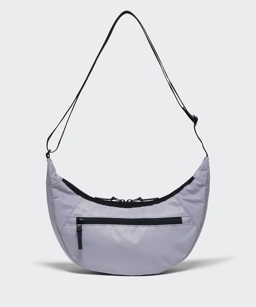 AIGLE（エーグル）の「ネイバーフッド バナナバッグ / 三日月型バッグ ハーフムーンバッグ（ショルダーバッグ・レディース・ライトパープル/ダークグリーン/ブラック・FREE）」の14枚目の写真