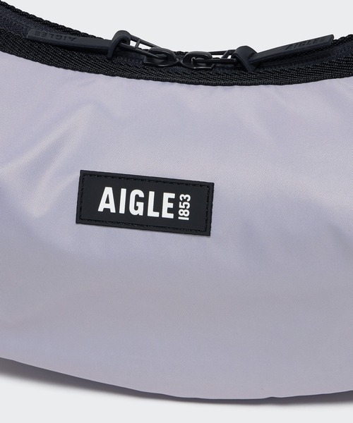 AIGLE（エーグル）の「ネイバーフッド バナナバッグ / 三日月型バッグ ハーフムーンバッグ（ショルダーバッグ・レディース・ライトパープル/ダークグリーン/ブラック・FREE）」の15枚目の写真