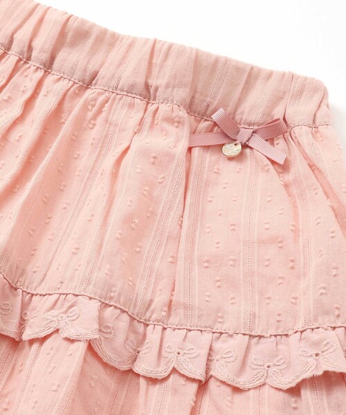 SLAP SLIP（スラップスリップ）の「【お揃い】レースイチゴ柄チェックスカパン(90~130cm)（スカート・キッズ・ピンク/ホワイト系その他/ブラック系その他・120cm/110cm/90cm/100cm/130cm）」の18枚目の写真