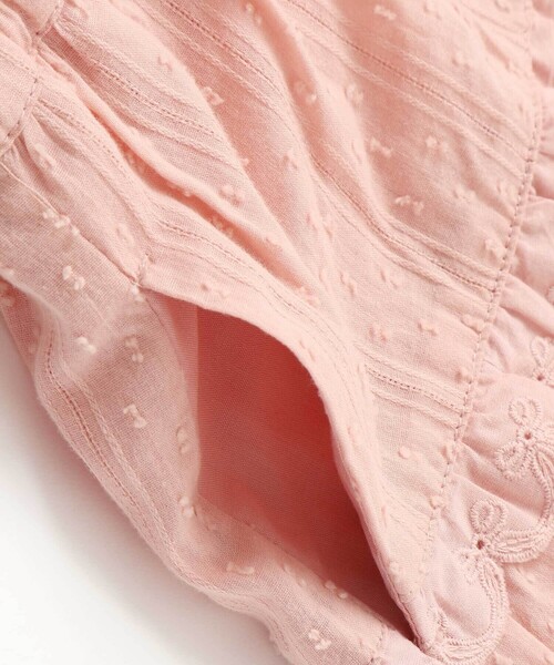 SLAP SLIP（スラップスリップ）の「【お揃い】レースイチゴ柄チェックスカパン(90~130cm)（スカート・キッズ・ピンク/ホワイト系その他/ブラック系その他・120cm/110cm/90cm/100cm/130cm）」の7枚目の写真