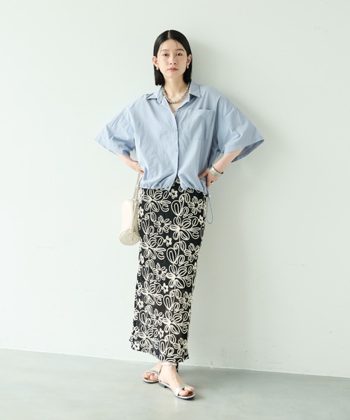【SALE!!ラスト1点】VICTORIABECKHAM レース スカート 9号のみ セール】コード刺繍レーススカート(スカート)|Shelly island