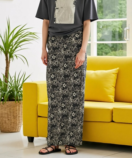 【SALE!!ラスト1点】VICTORIABECKHAM レース スカート 9号のみ セール】コード刺繍レーススカート(スカート)|Shelly island