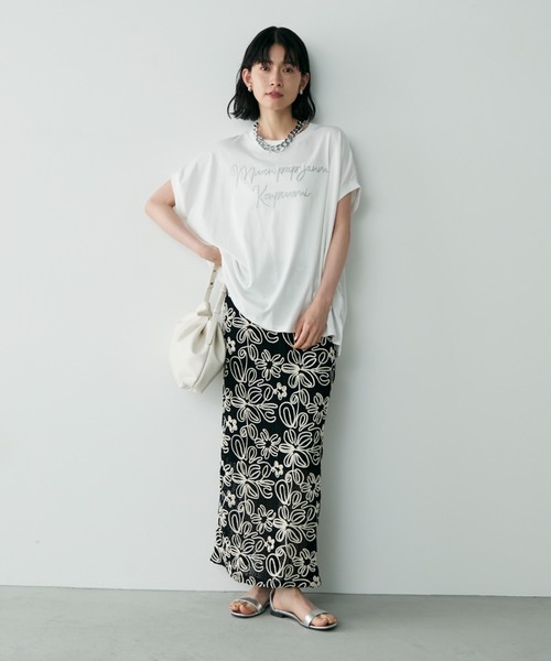 Shelly island（シェリーアイランド）の「コード刺繍レーススカート（スカート・レディース・ブラック/ホワイト・FREE）」の16枚目の写真