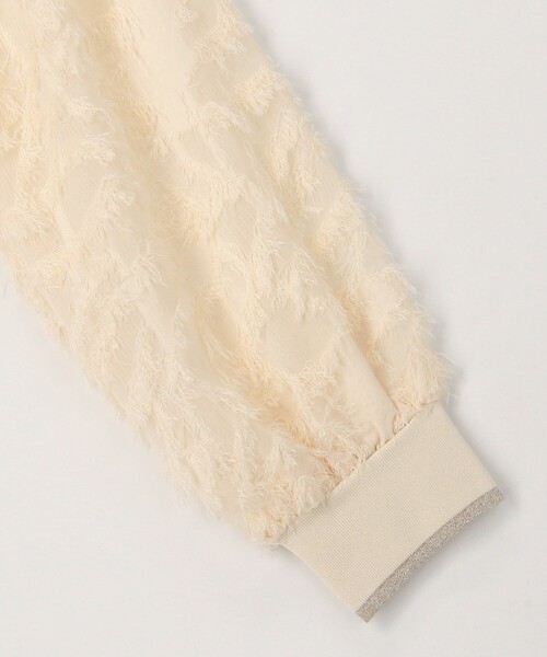 MICO COULIER（ミコクリエ）の「《オケージョン対応》フリンジクルーネックカーディガン（カーディガン/ボレロ・レディース・キナリ/ブラック/オフホワイト・38）」の11枚目の写真