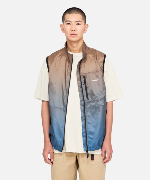 Gramicci（グラミチ）の「LT. RIPSTOP WINDVEST｜LT.リップストップウィンドベスト（ベスト・メンズ・ブルー系その他/ブラウン系/イエロー系・M/L/XL/XXL/S）」の15枚目の写真