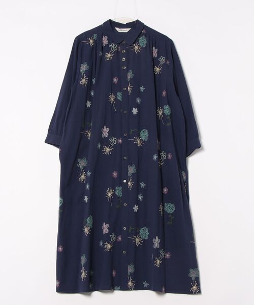 新品！SUPER HAKKA スーパーハッカ 刺繍 ワンピース 2.3万 フリー SUPER HAKKA スーパーハッカ ワンピース レディース 春 秋
