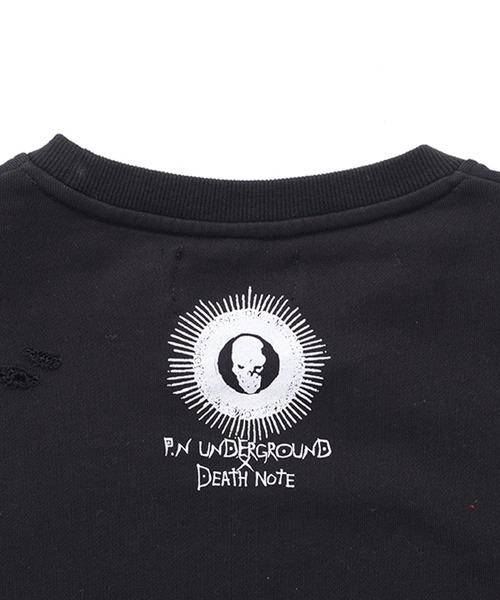 tシャツ 「PSYCHO NATION UNDER GROUND/サイコネーションアンダーグラウンド」×「DEATH NOTE/デスノート」ロゴTEE SILVER BULLET tシャツ 「PSYCHO NATION UNDER GROUND/サイコ