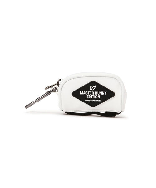 MASTER BUNNY EDITION ポーチ　ホワイト　ゴルフ MASTER BUNNY EDITION】マットツイル ボールポーチ (UNISEX
