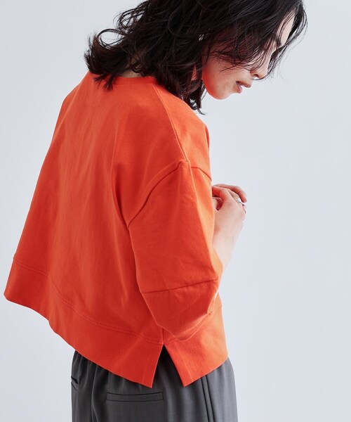 GALLEST(ギャレスト)の「【再入荷】フォルムスリーブカットソー(Tシャツ/カットソー・レディース・チャコールグレー/ホワイト/ライトベージュ/オレンジ系・38)」の20枚目の写真