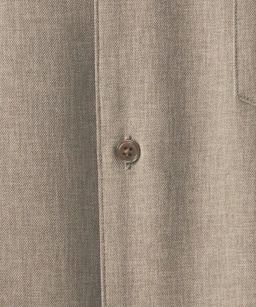 green label relaxing（グリーンレーベルリラクシング）の「シャンブレー ツイル ジャストルーズ オープンカラー 半袖 シャツ -ストレッチ-（シャツ/ブラウス・メンズ・ネイビー/モカ/ロイヤルブルー・S/M/L/XL）」の5枚目の写真