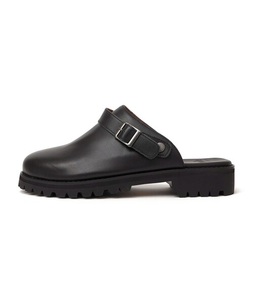 SHIPS any（シップス エニィ）の「molle shoes: カウレザー 2WAY エンジニア サンダル（サンダル・メンズ・ブラック・26/27/28）」の2枚目の写真