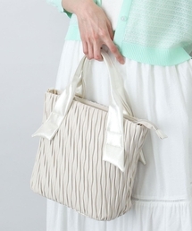 MK MICHEL KLEIN（エムケーミッシェルクラン）の「[2WAY]リンクルデザインシャイニーハンドルバッグ（トートバッグ）」