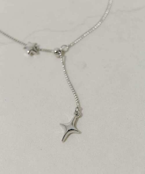SMELLY（スメリー）の「スタースライドYネックレス（ネックレス・レディース・シルバー・-）」の4枚目の写真