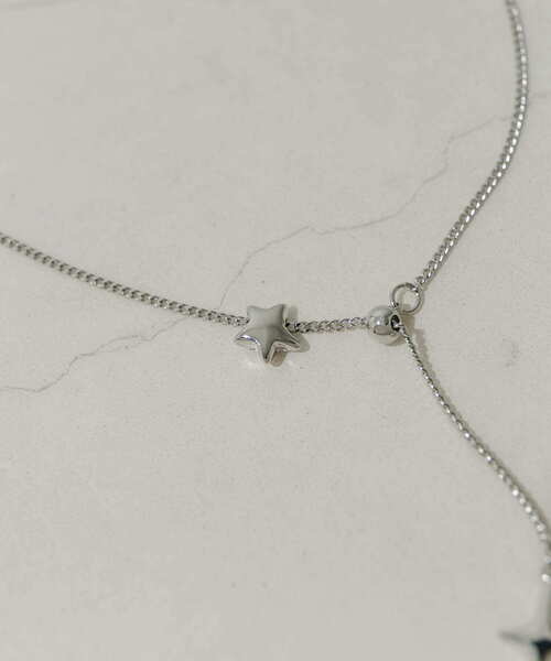 SMELLY（スメリー）の「スタースライドYネックレス（ネックレス・レディース・シルバー・-）」の3枚目の写真