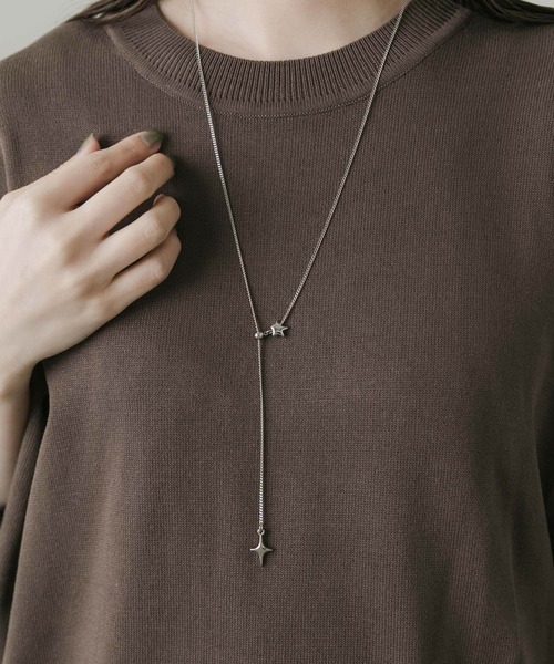 SMELLY（スメリー）の「スタースライドYネックレス（ネックレス・レディース・シルバー・-）」の2枚目の写真