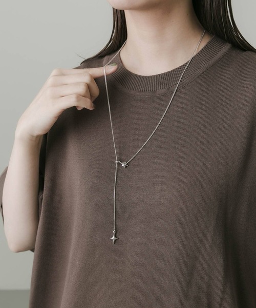 SMELLY（スメリー）の「スタースライドYネックレス（ネックレス・レディース・シルバー・-）」の10枚目の写真