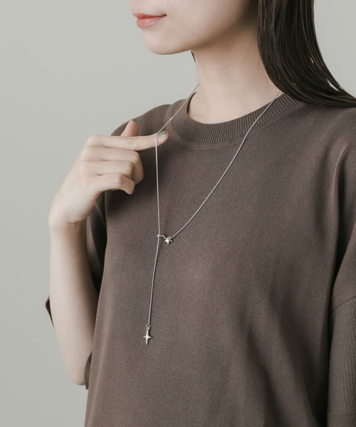 SMELLY（スメリー）の「スタースライドYネックレス（ネックレス・レディース・シルバー・-）」の9枚目の写真