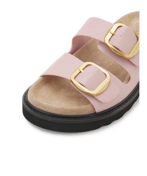 Mila Owen（ミラオーウェン）の「ダブルストラップサンダル（サンダル・レディース・ブラック/ホワイト/キャメル/ピンク/ミント・36/37/38）」の11枚目の写真