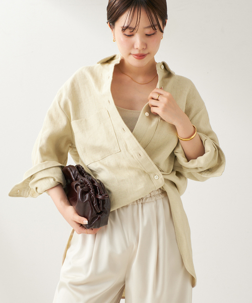 ブラウス シャツ PROTAGONISTA/プロタゴニスタ 別注 2WAY ASA シャツ レディース セール】PROTAGONISTA/プロタゴニスタ 別注 2WAY ASA シャツ
