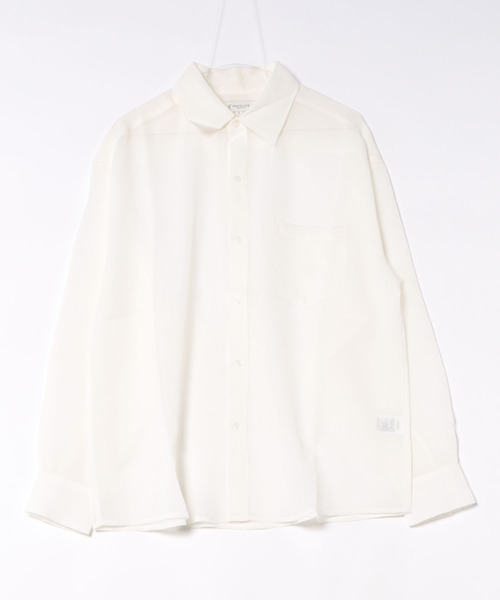 ZIP FIVE（ジップファイブ）の「ZIPFIVE WHITELINE シアーシャツ（シャツ/ブラウス・メンズ・ブラック/オフホワイト/ブラウン・LARGE）」の2枚目の写真