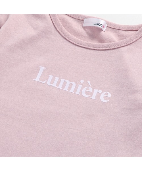 JENNI love(ジェニィラブ)の「【コットン100%】リボンドロストフレンチロゴ短丈ロンT(Tシャツ/カットソー・キッズ・ブラック/ピンク/オフホワイト・130cm/140cm/160cm/150cm)」の22枚目の写真