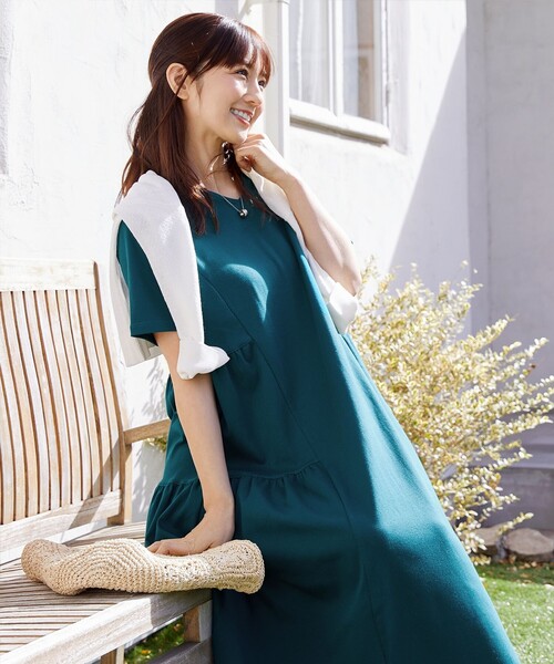 ワンピぐらし様 小倉優子さん着用】“サマさまカットソー”サイドティアード