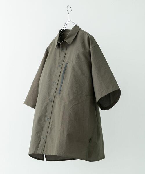 EKAL（エカル）の「『吸水速乾/軽量』DotAir SHORT-SLEEVE SHIRTS（シャツ/ブラウス・メンズ・ネイビー/ブラック/オリーブ・MEDIUM/LARGE）」の3枚目の写真