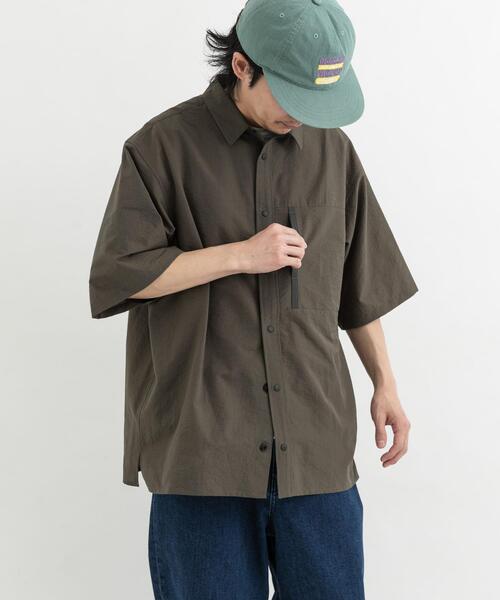 EKAL（エカル）の「『吸水速乾/軽量』DotAir SHORT-SLEEVE SHIRTS（シャツ/ブラウス・メンズ・ネイビー/ブラック/オリーブ・MEDIUM/LARGE）」の4枚目の写真