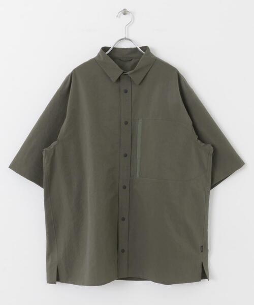 EKAL（エカル）の「『吸水速乾/軽量』DotAir SHORT-SLEEVE SHIRTS（シャツ/ブラウス・メンズ・ネイビー/ブラック/オリーブ・MEDIUM/LARGE）」の14枚目の写真
