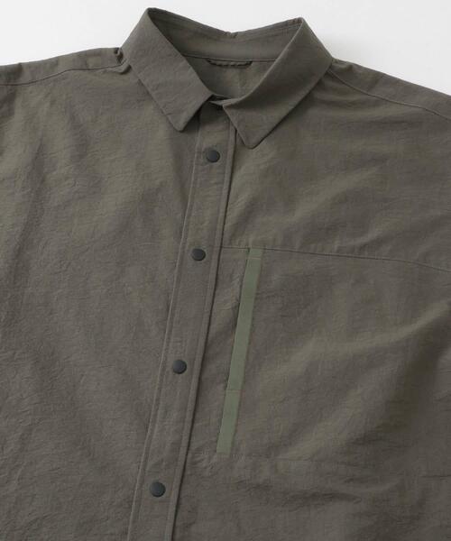 EKAL（エカル）の「『吸水速乾/軽量』DotAir SHORT-SLEEVE SHIRTS（シャツ/ブラウス・メンズ・ネイビー/ブラック/オリーブ・MEDIUM/LARGE）」の15枚目の写真