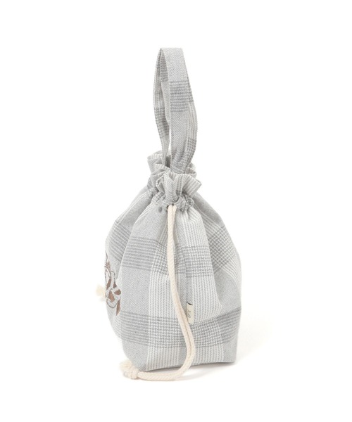 studio CLIP（スタディオクリップ）の「ランチ巾着[松尾ミユキ]（その他雑貨・レディース・グレー・FREE）」の3枚目の写真