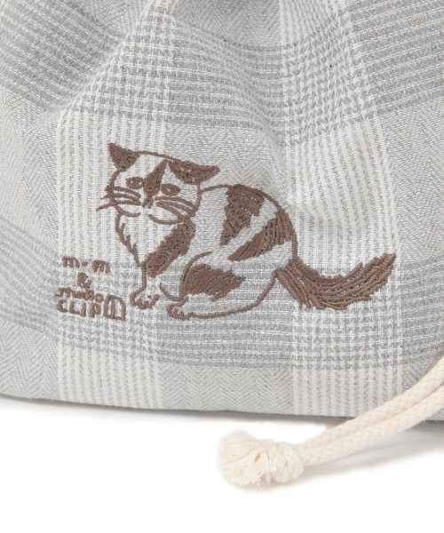 studio CLIP（スタディオクリップ）の「ランチ巾着[松尾ミユキ]（その他雑貨・レディース・グレー・FREE）」の7枚目の写真