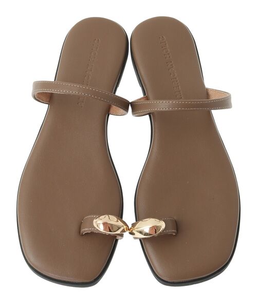 AMERICAN HOLIC（アメリカンホリック）の「リング トング サンダル（サンダル・レディース・ブラック/モカ・S/M/L）」の10枚目の写真