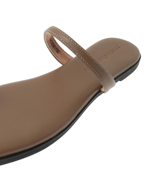 AMERICAN HOLIC（アメリカンホリック）の「リング トング サンダル（サンダル・レディース・ブラック/モカ・S/M/L）」の6枚目の写真