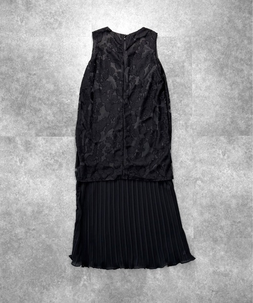 amomentoノースリーブ 黒 フレアワンピース amomentoノースリーブ 黒 フレアワンピース